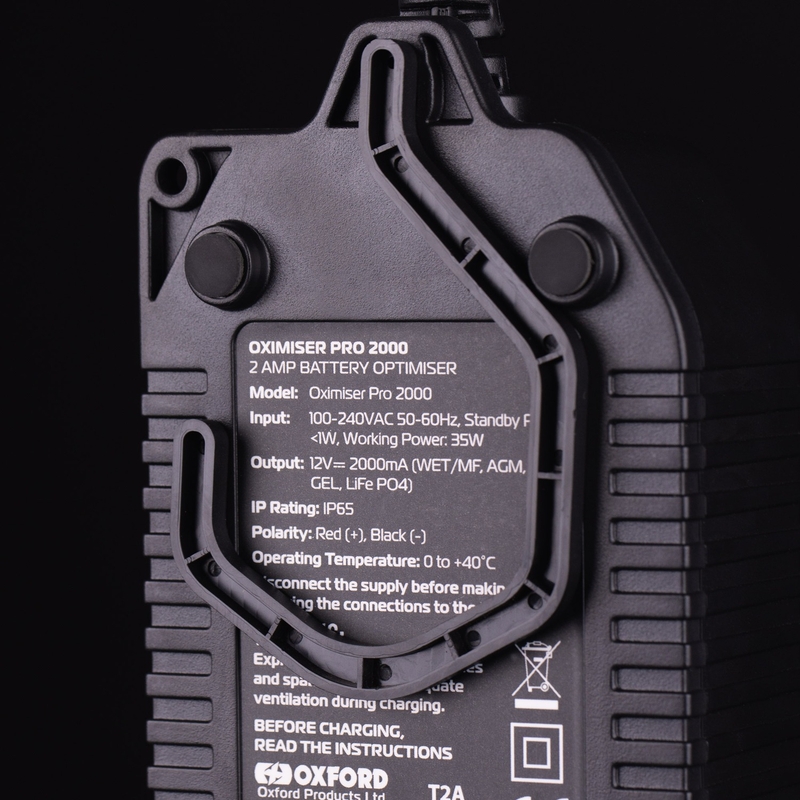 Chargeur de batterie Oxford Oximiser Pro 2000 2A, 12V, 8-80Ah
