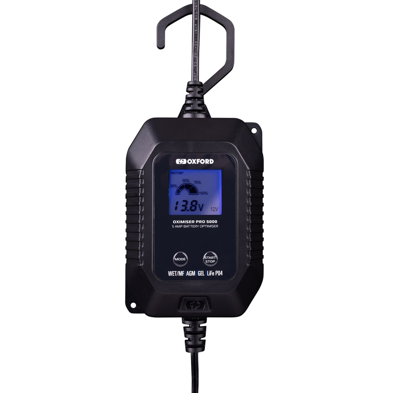 Chargeur de batterie Oxford Oximiser Pro 5000 5A, 12V, 40-120Ah