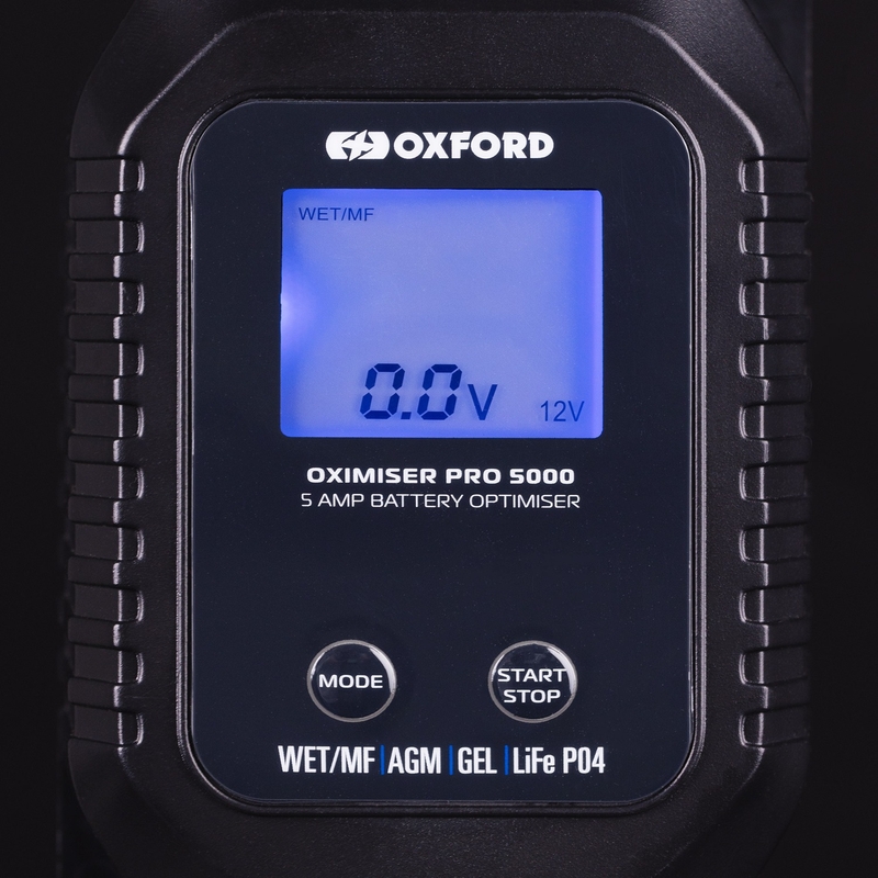 Chargeur de batterie Oxford Oximiser Pro 5000 5A, 12V, 40-120Ah