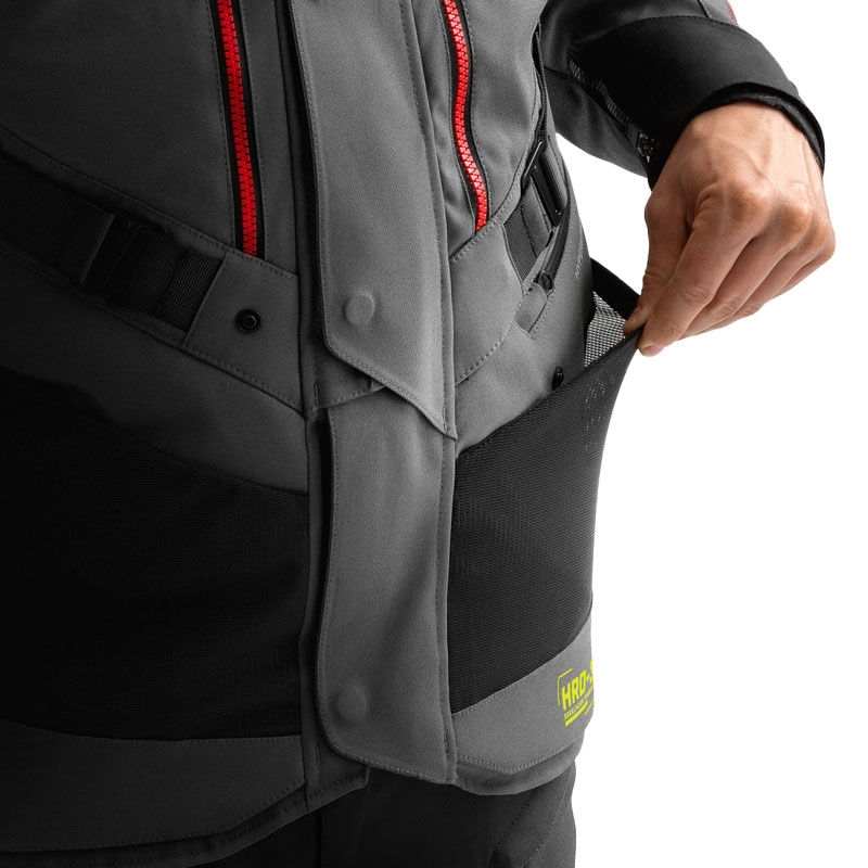 Veste moto Rebelhorn Hardy 3.0 anthracite-gris-jaune