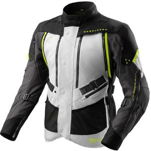 Veste moto Rebelhorn Hardy 3.0 noir-gris-jaune fluo