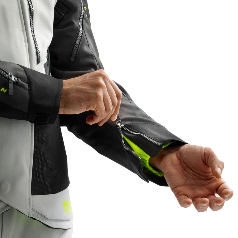 Veste moto Rebelhorn Hardy 3.0 noir-gris-jaune fluo