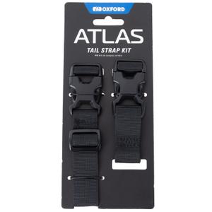 Kit de sangles de queue Oxford Atlas Advanced noir