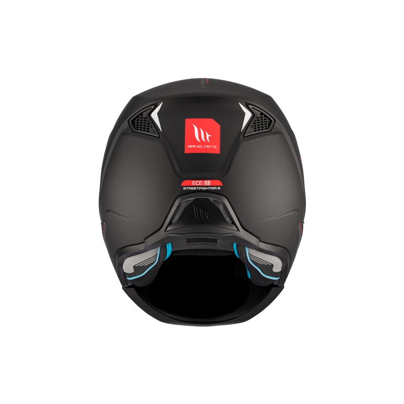 Casque jet avec masque MT Streetfighter SV S Solid A1 noir mat avec visière iridium