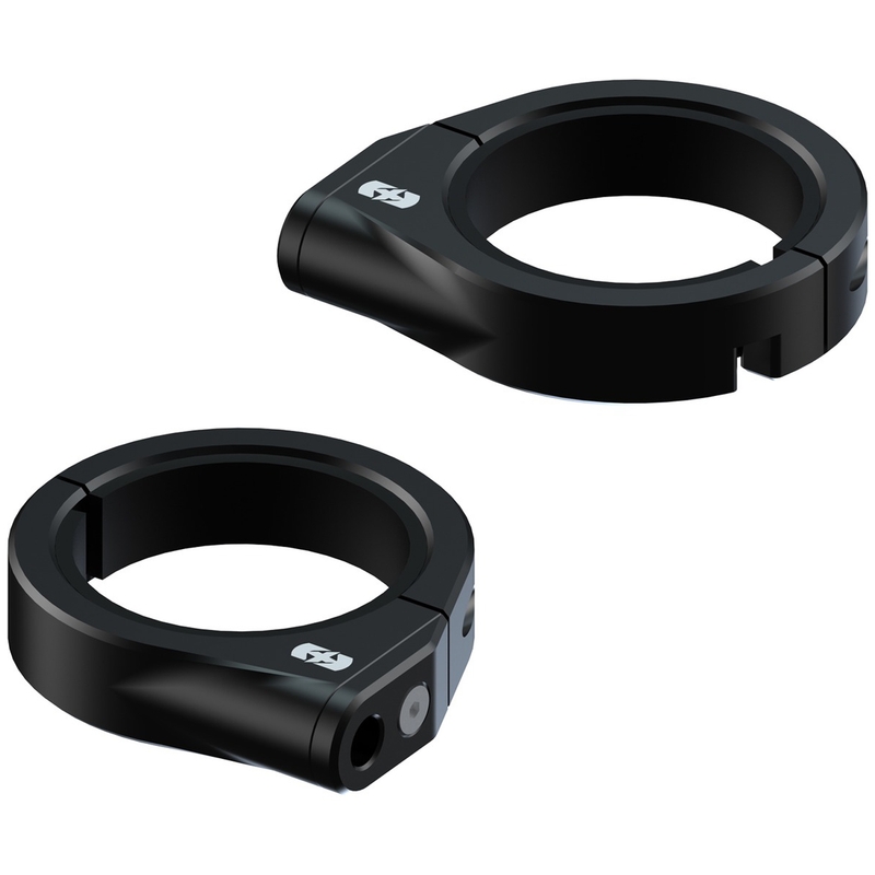 Adaptateurs noirs Oxford pour fixer les clignotants aux tubes de fourche avant