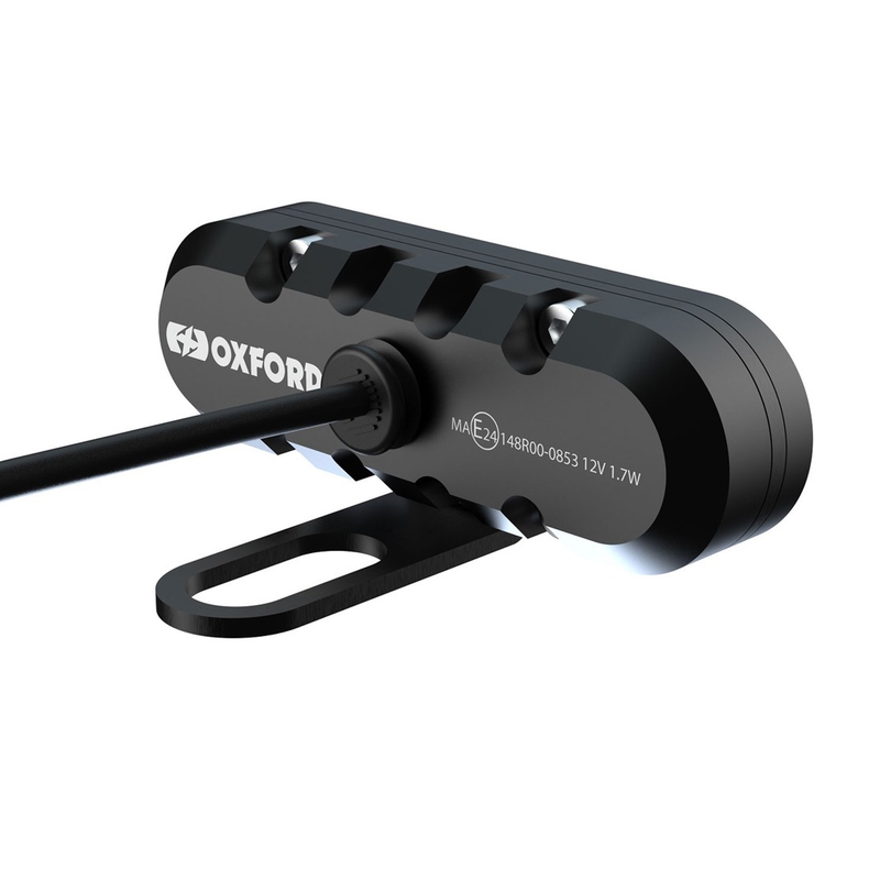 Feux supplémentaires Oxford Strip light front set noir