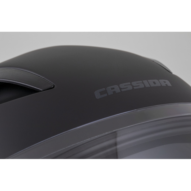 Casque intégral Cassida Orbit Solid noir mat-noir