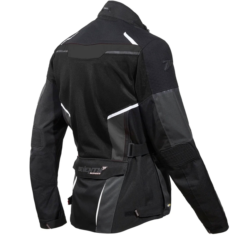 Veste moto Seventy Degrees SD-JT70 Atacama noir-gris-blanc