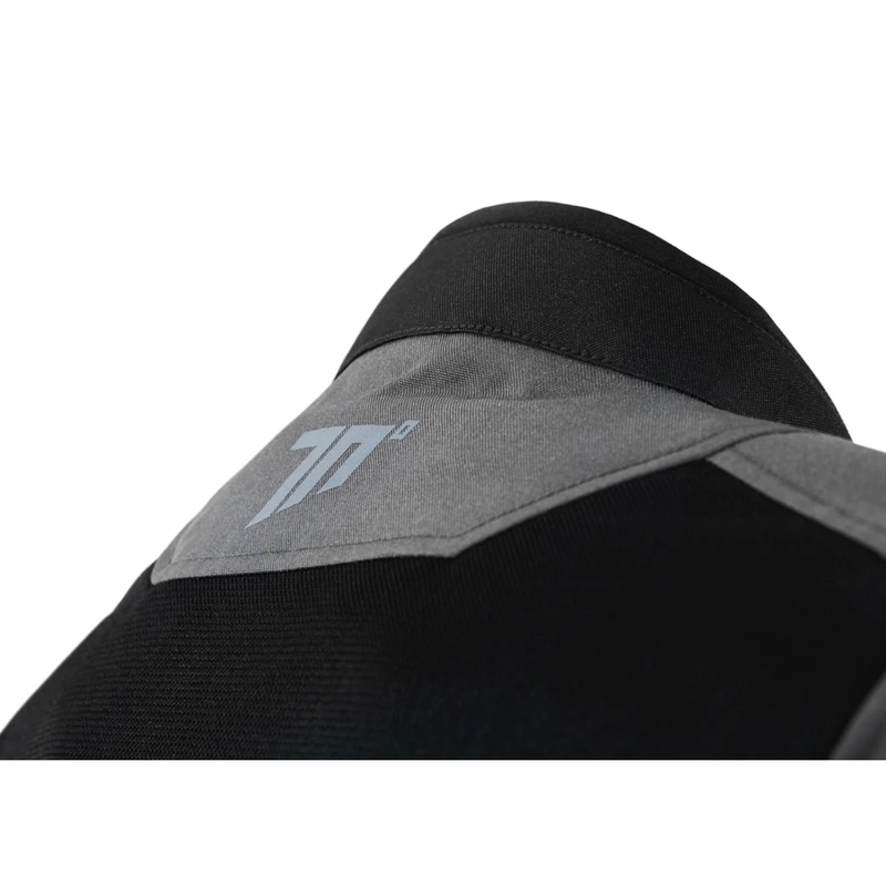 Veste moto Seventy Degrees SD-JT66 Sahara noir-jaune fluo