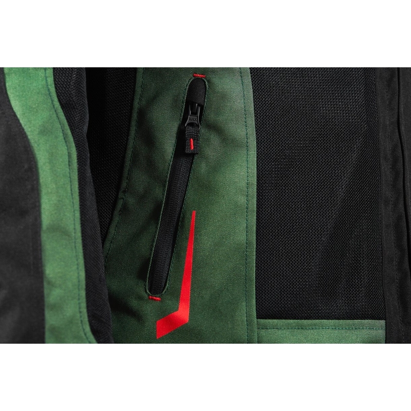 Veste de moto Seventy Degrees SD-JT66 Sahara kaki rouge
