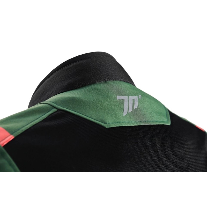 Veste de moto Seventy Degrees SD-JT66 Sahara kaki rouge