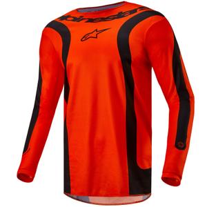 Maillot motocross Alpinestars Fluid Lurv 2024 orange-noir