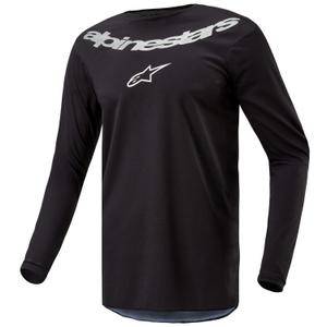 Maillot motocross Alpinestars Fluid Lucent noir-argent