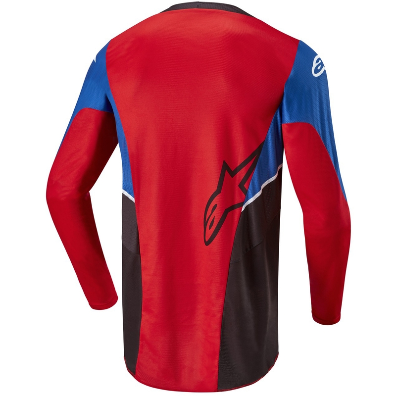 Maillot de motocross Alpinestars Racer Iconic Honda Collection Rouge-Noir-Bleu-Blanc