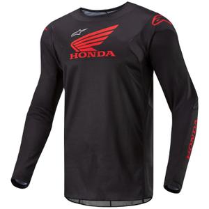 Maillot de motocross Alpinestars Racer Iconic Honda Collection Noir-Rouge