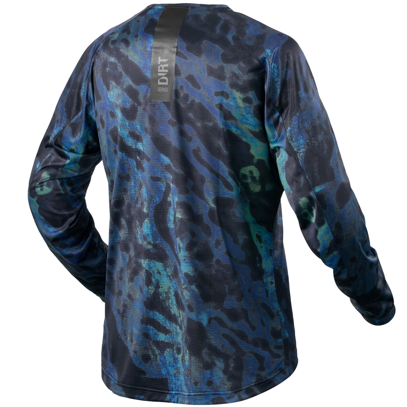 Maillot de motocross Revit Emulsion bleu-noir