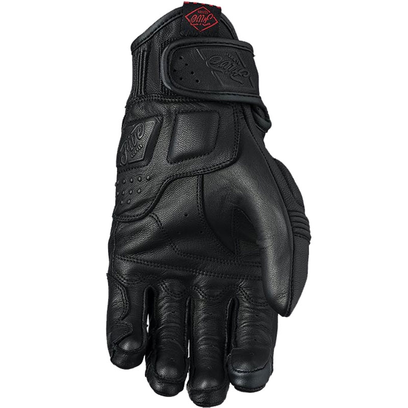 Gants moto cuir FIVE Kansas noir
