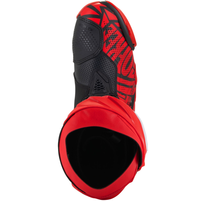 Bottes de moto Alpinestars Supertech R Vented édition limitée Francesco Bagnaia rouge-noir