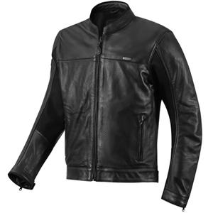 Seventy Degrees SD-JL4 Legend Veste de moto classique en cuir noir