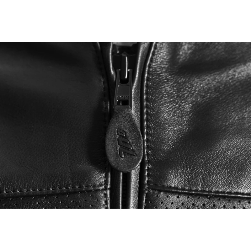 Seventy Degrees SD-JL4 Legend Veste de moto classique en cuir noir