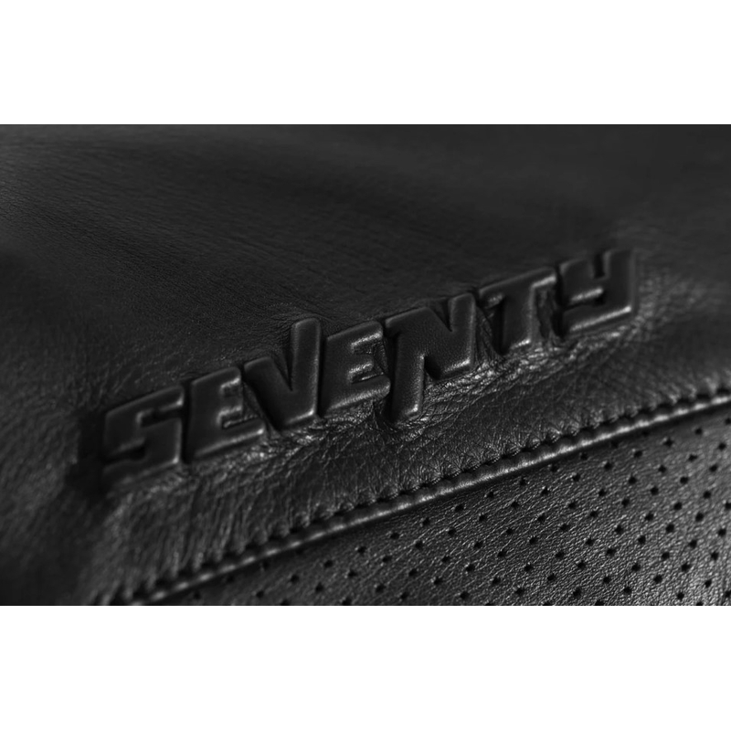 Seventy Degrees SD-JL4 Legend Veste de moto classique en cuir noir