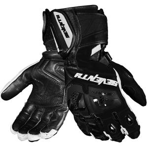 Gants de moto Seventy Degrees SD-R24 Pista noir et blanc