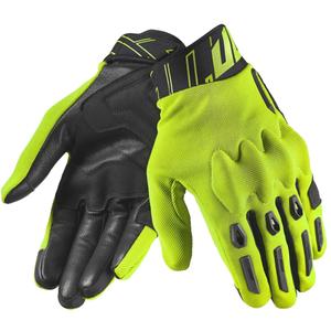 Gants de moto Seventy Degrees SD-N66 Fullgas jaune fluo