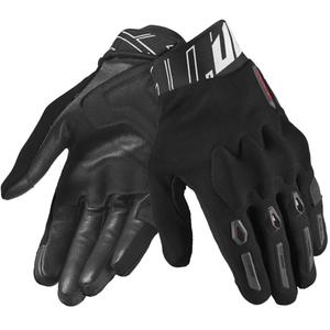 Gants de moto Seventy Degrees SD-N66 Fullgas Noir-Rouge-Blanc