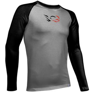 T-shirt thermique homme nanosilver® Combi Ride gris-noir