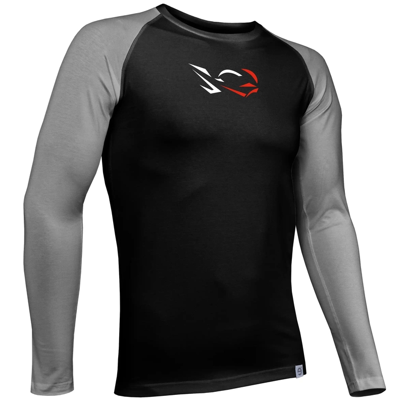 T-shirt fonctionnel homme nanosilver® Combi Ride noir-gris
