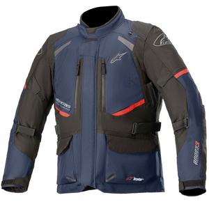 Veste moto Alpinestars Andes Drystar bleu foncé-noir-rouge