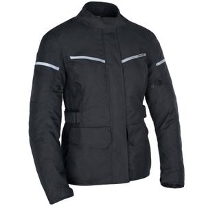 Veste de moto Oxford Spartan Long WP pour femme, noire