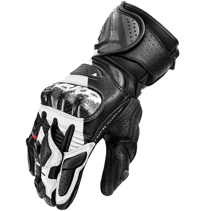Gants de moto Shima RS-3 blancs