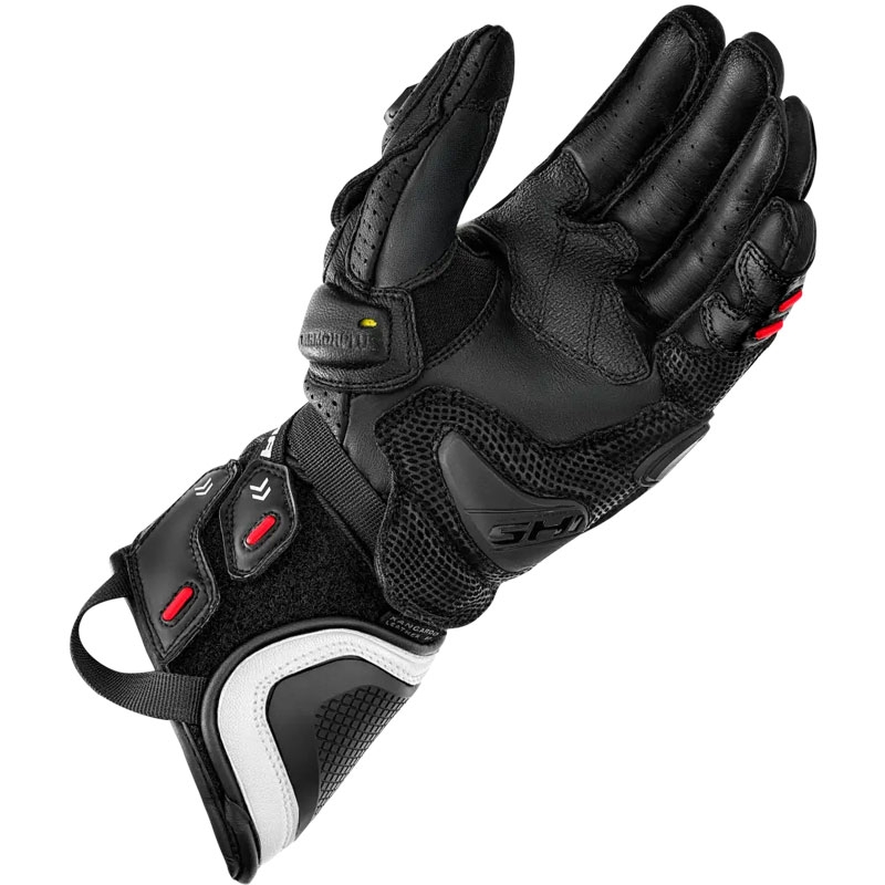 Gants de moto Shima RS-3 blancs
