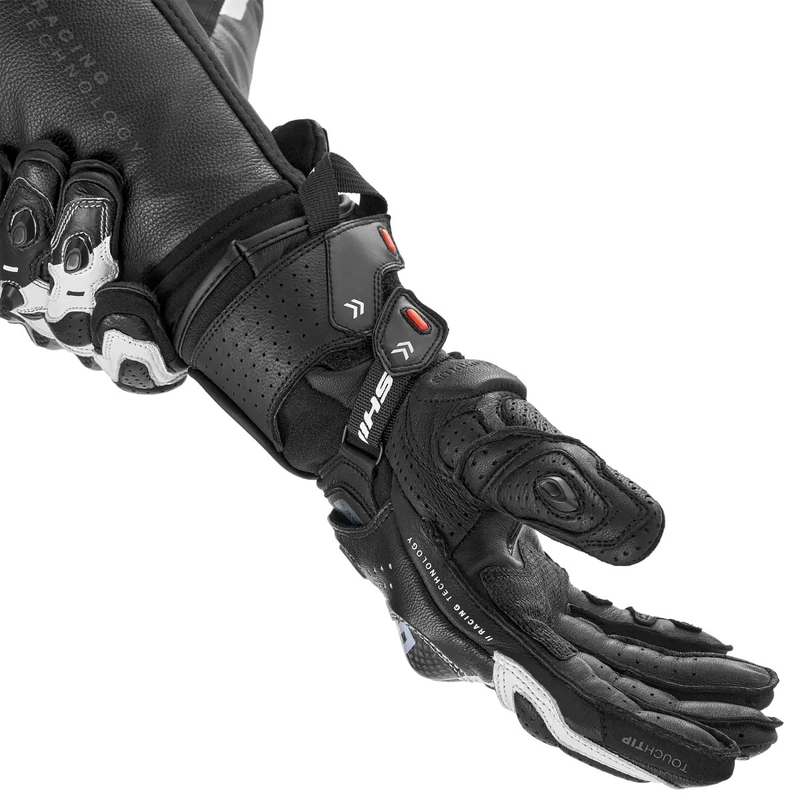 Gants de moto Shima RS-3 blancs