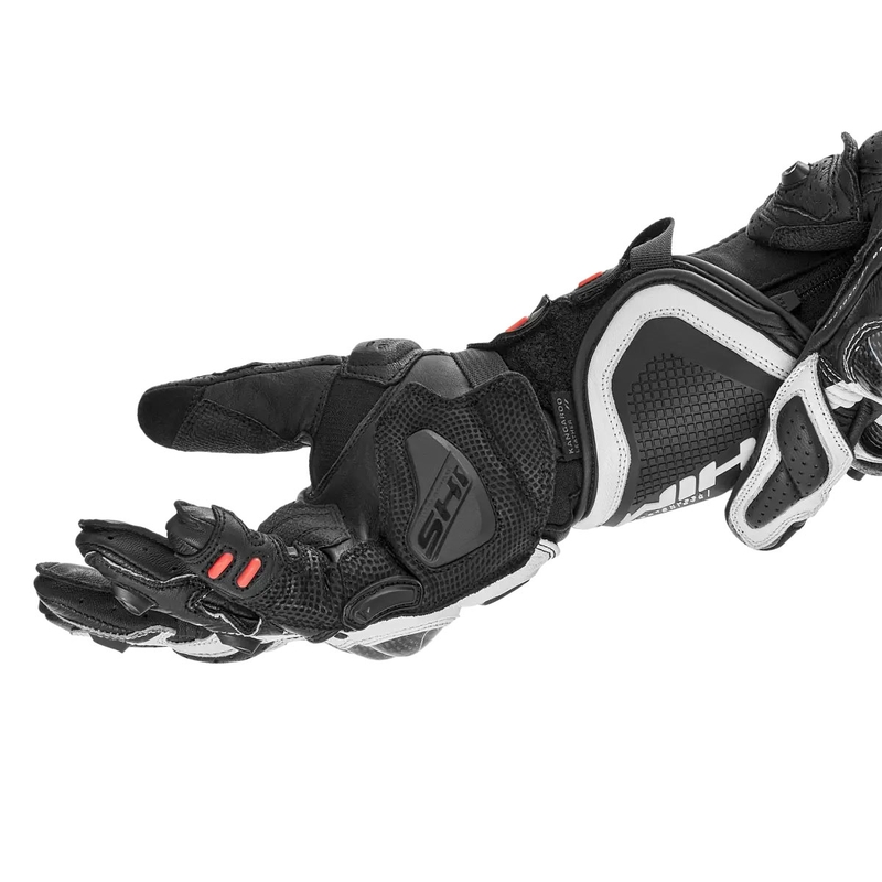 Gants de moto Shima RS-3 blancs