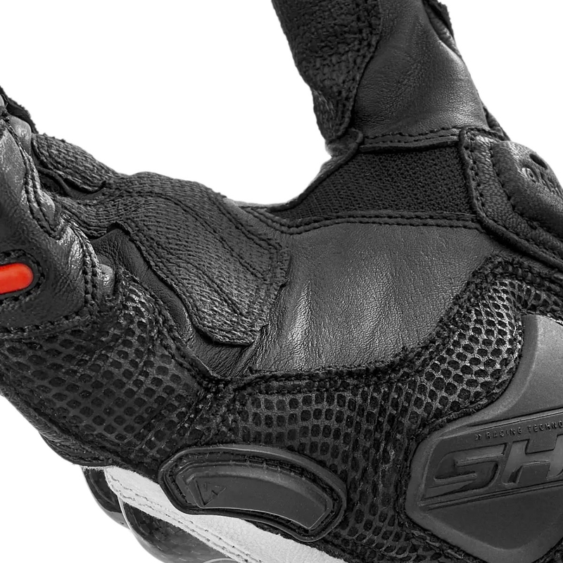 Gants de moto Shima RS-3 blancs
