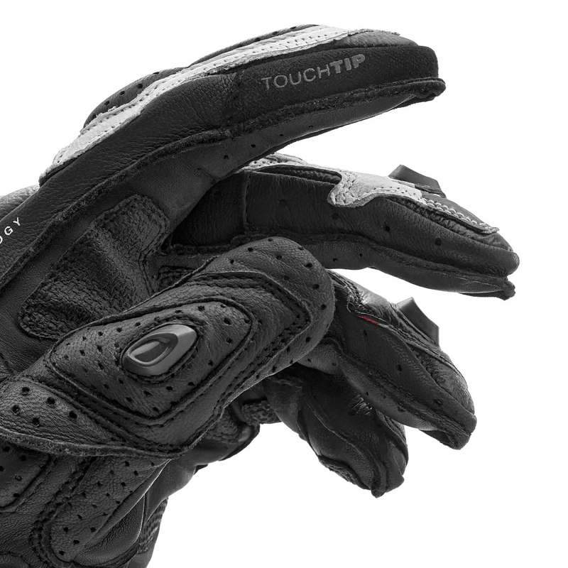 Gants de moto Shima RS-3 blancs