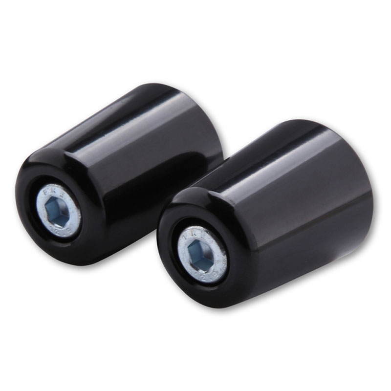 Embouts de guidon Highsider Smart pour motos Kawasaki, noirs