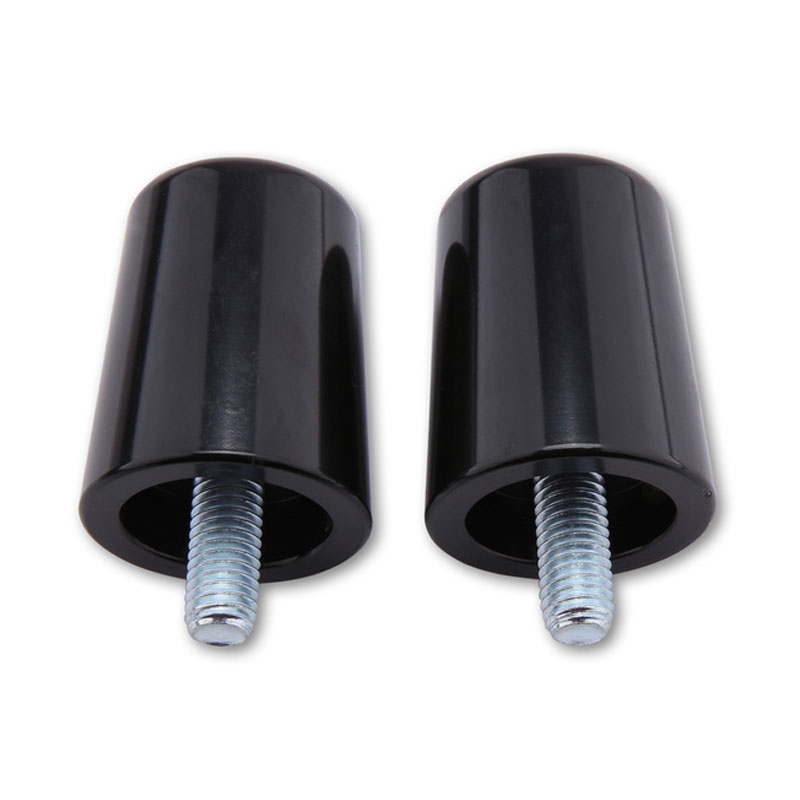 Embouts de guidon Highsider Smart pour motos Kawasaki, noirs