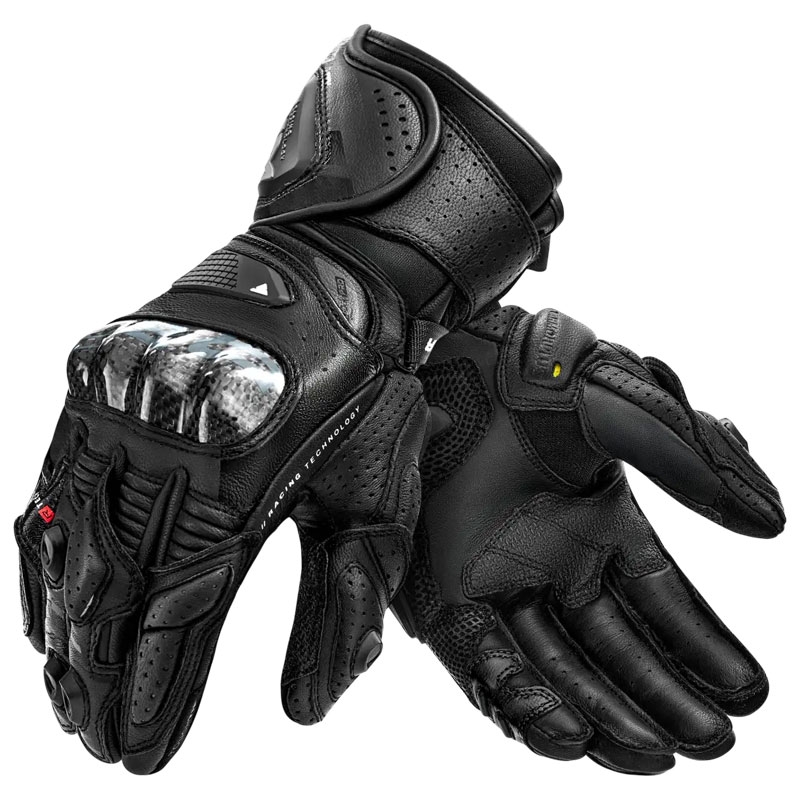 Gants de moto Shima RS-3 noirs