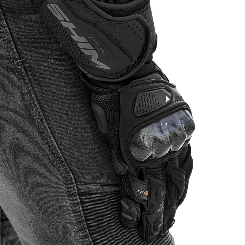 Gants de moto Shima RS-3 noirs