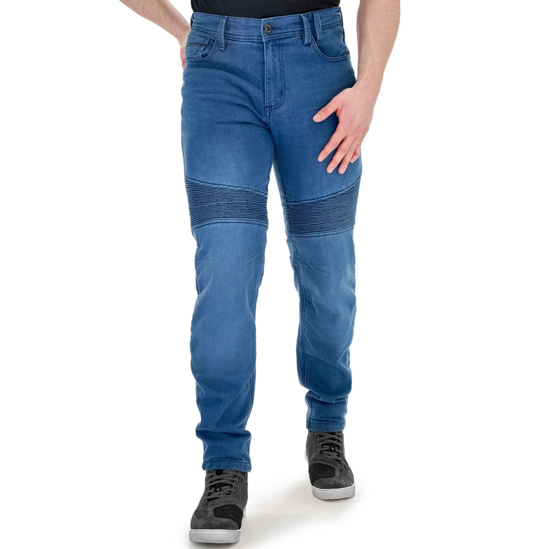 Jean moto bleu Shima Zenith