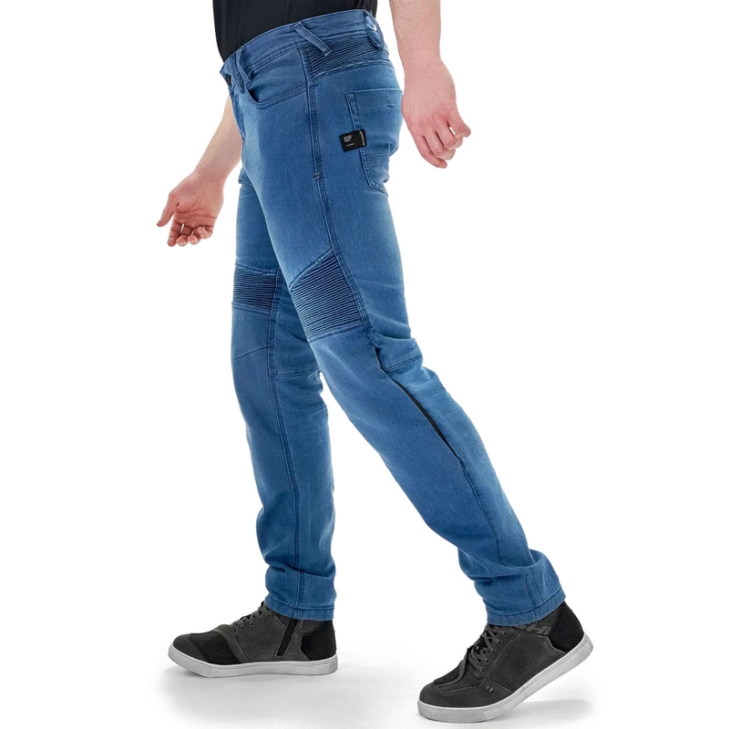 Jean moto bleu Shima Zenith