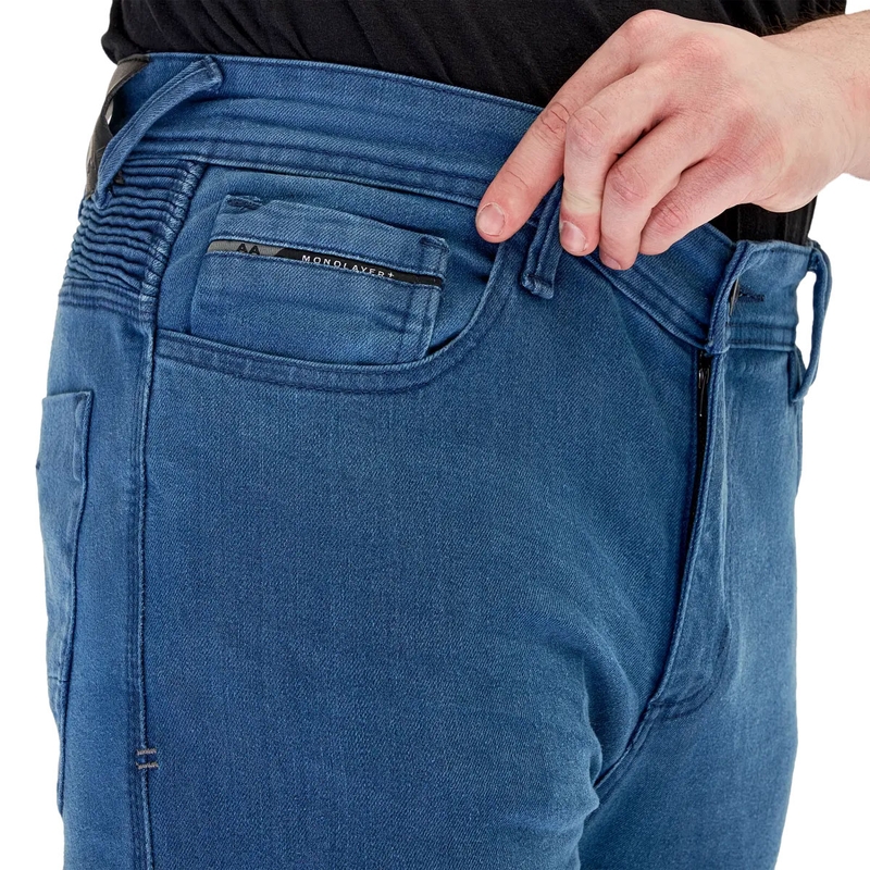 Jean moto bleu Shima Zenith
