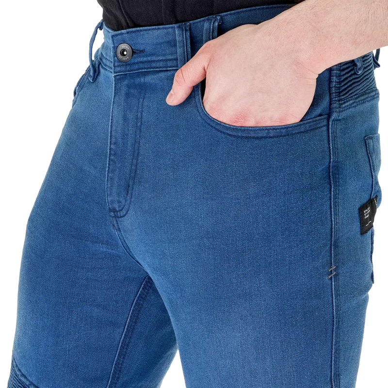 Jean moto bleu Shima Zenith