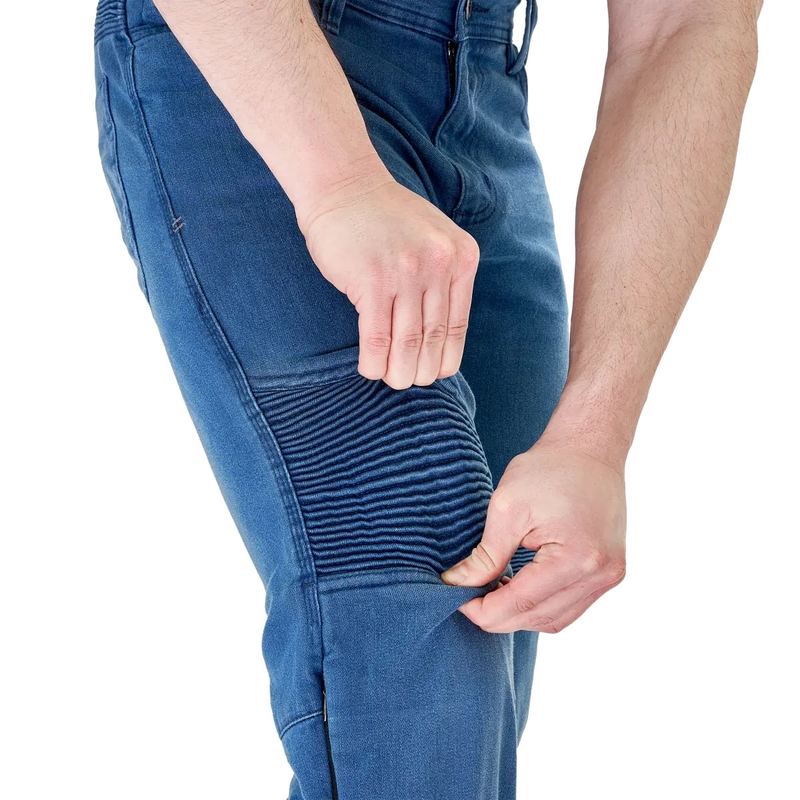 Jean moto bleu Shima Zenith