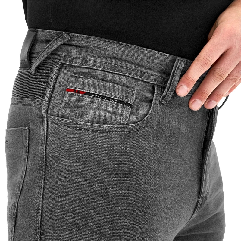 Jeans moto Shima Zenith gris