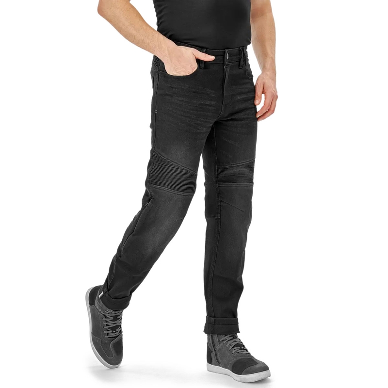Pantalon de moto allongé Shima Zenith noir