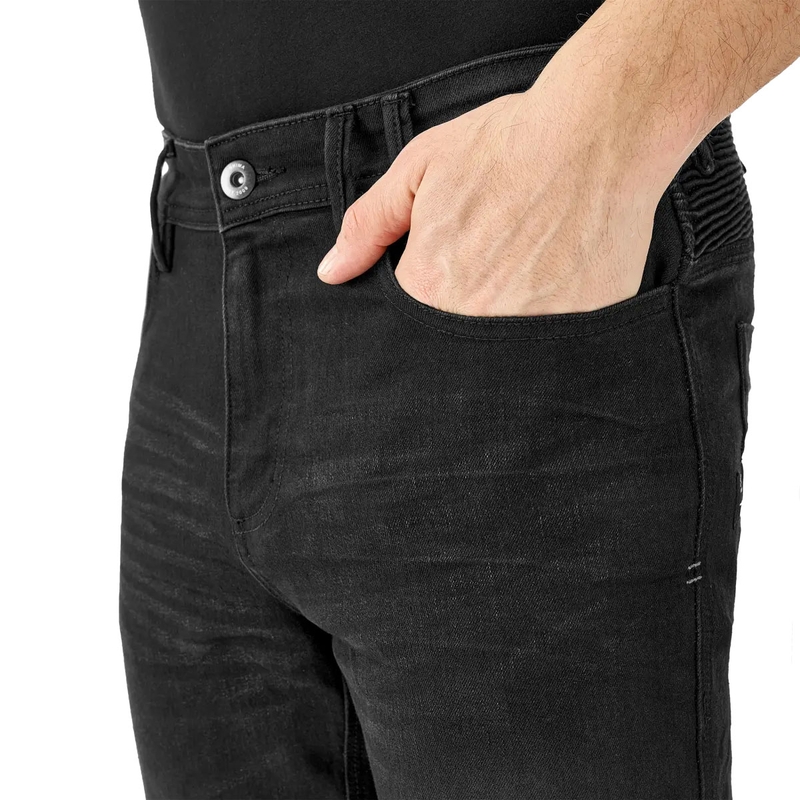 Pantalon de moto allongé Shima Zenith noir